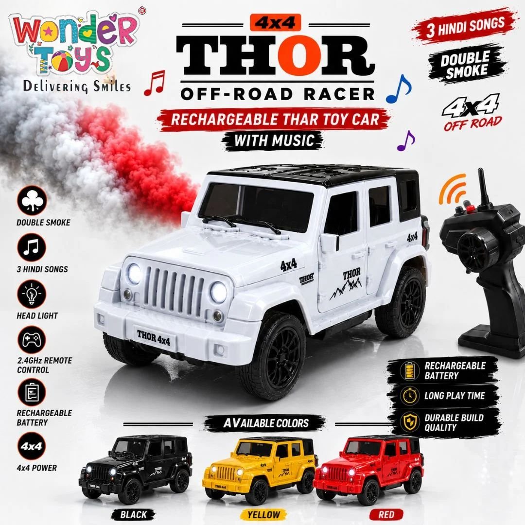 Rechargeable Thar Toy Car with Music