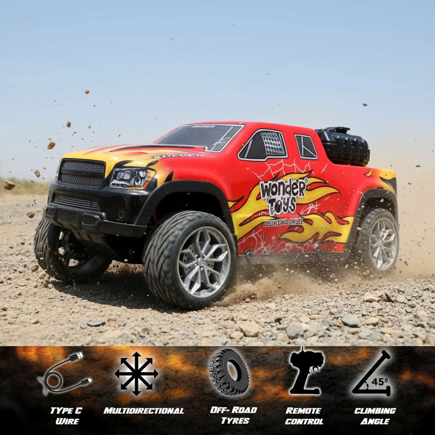 Off Road Speed Car With Smoke