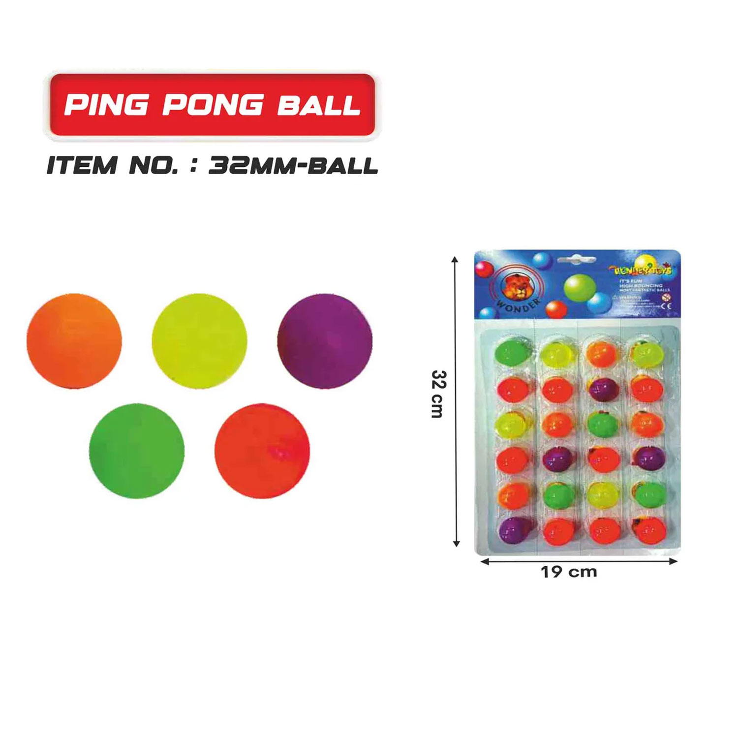 Ping Pong Ball 24 Pcs