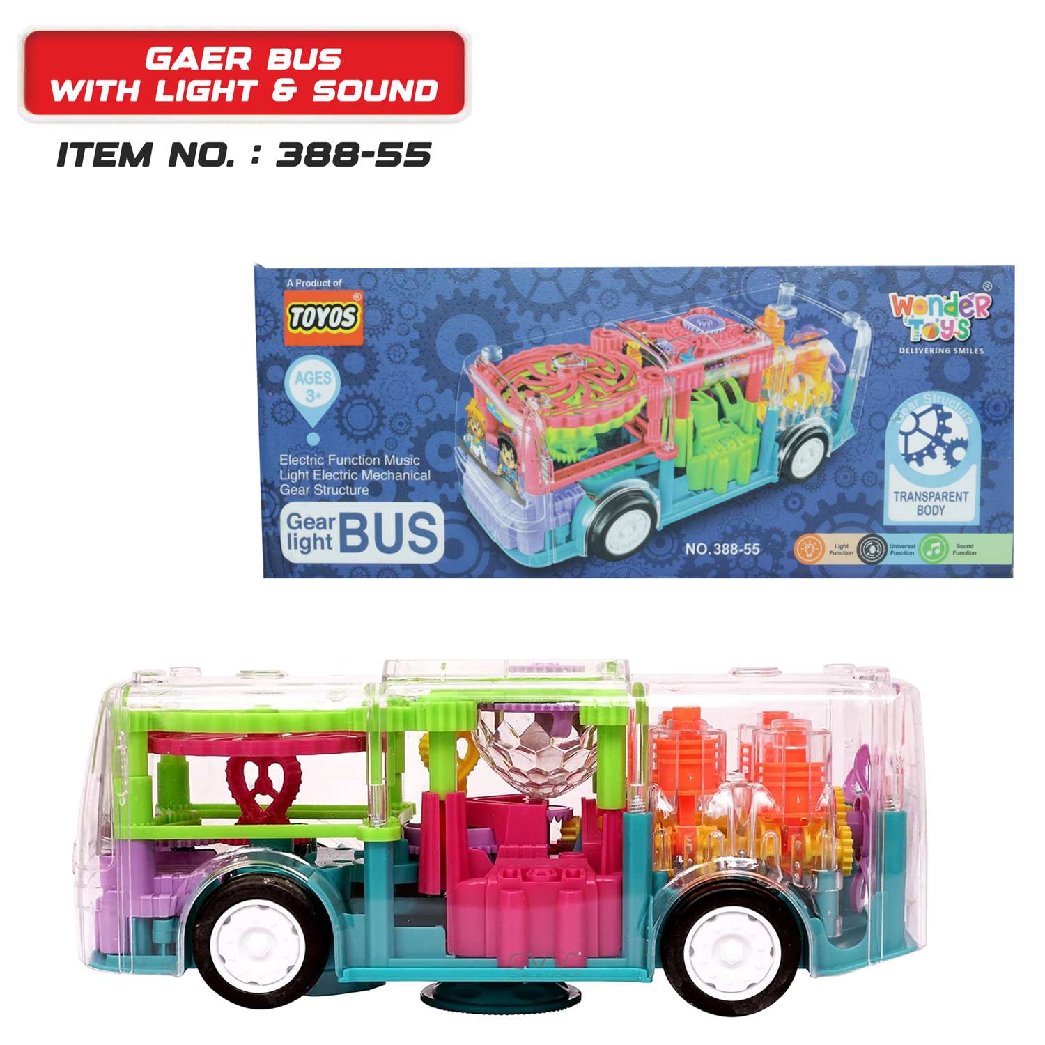 Gaer Bus With Light & Sound