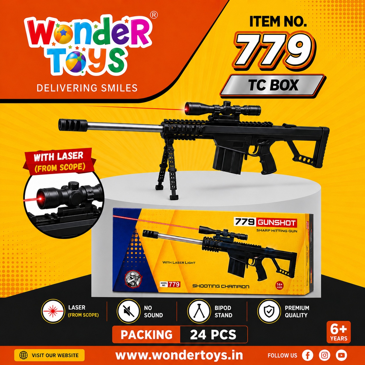 Laser Shooting Gun