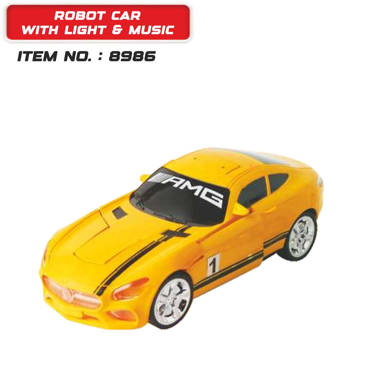 Robot Car With Light & Music