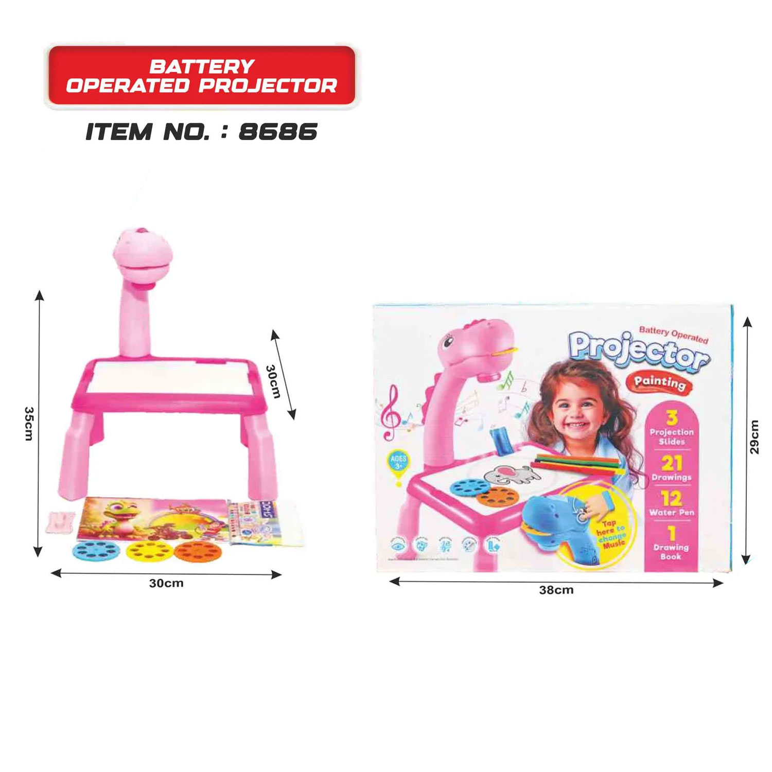 Battery Operated Projector