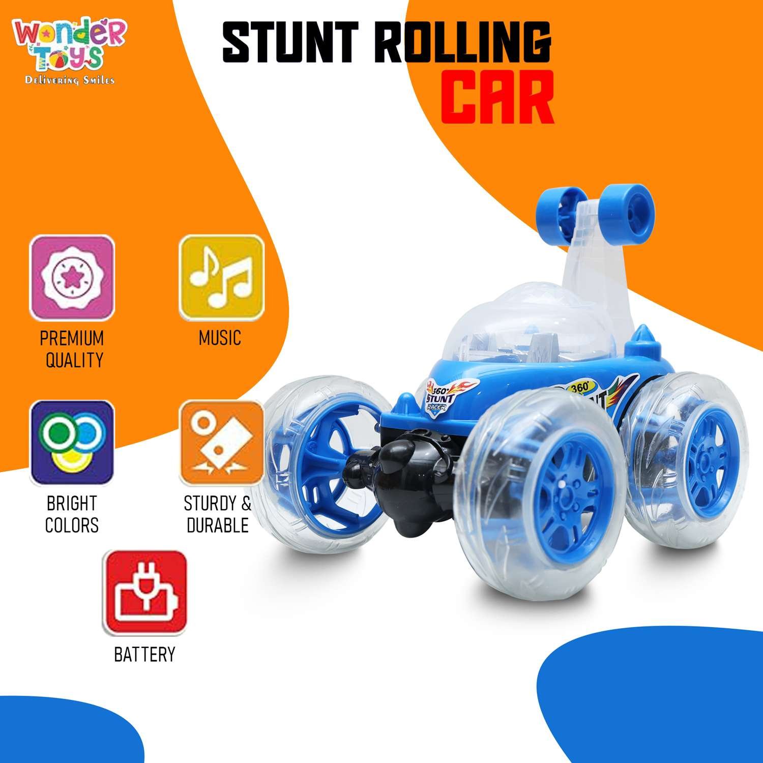 Stunt Rolling Car