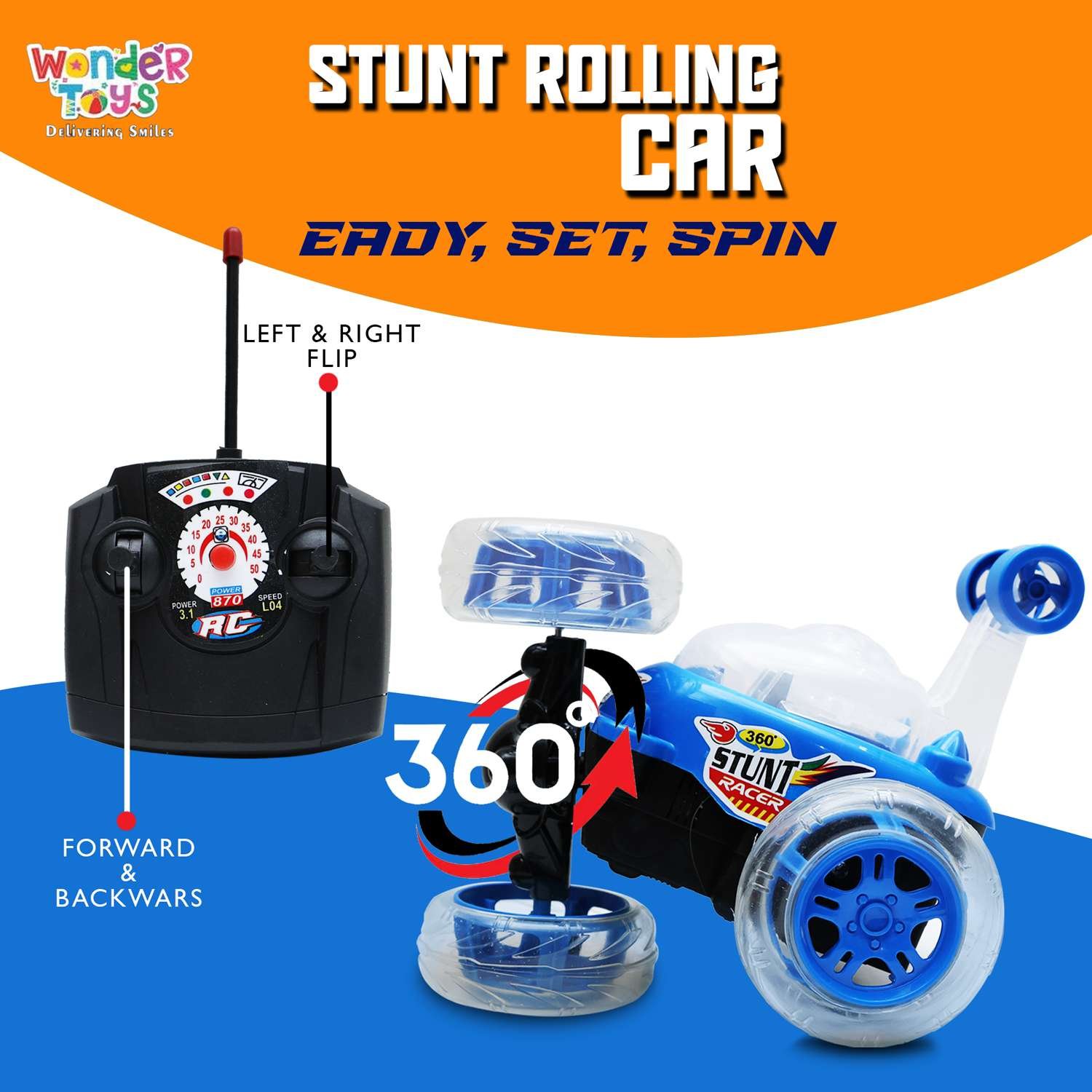 Stunt Rolling Car
