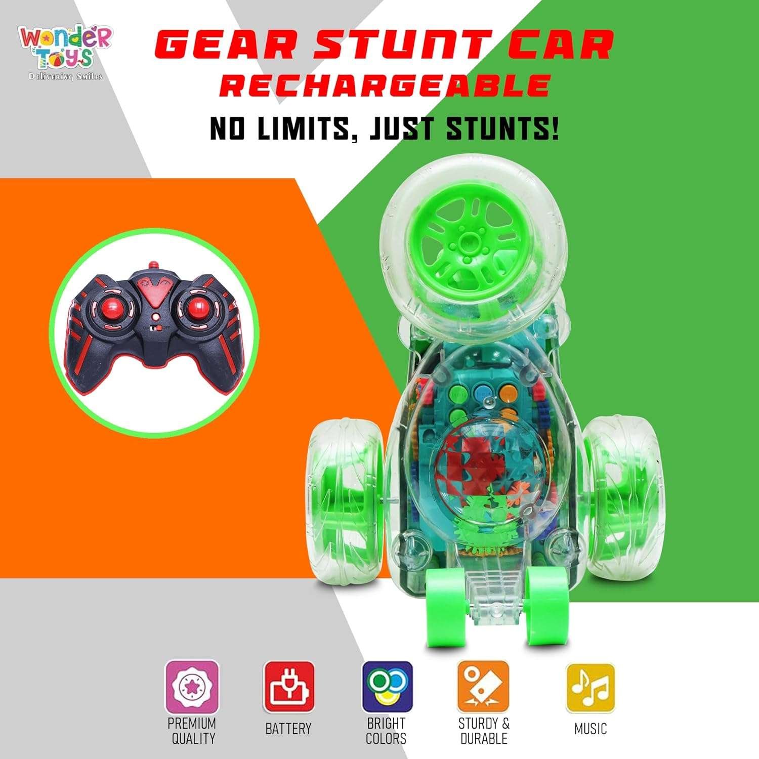 Gear Stunt Car Rechargeable