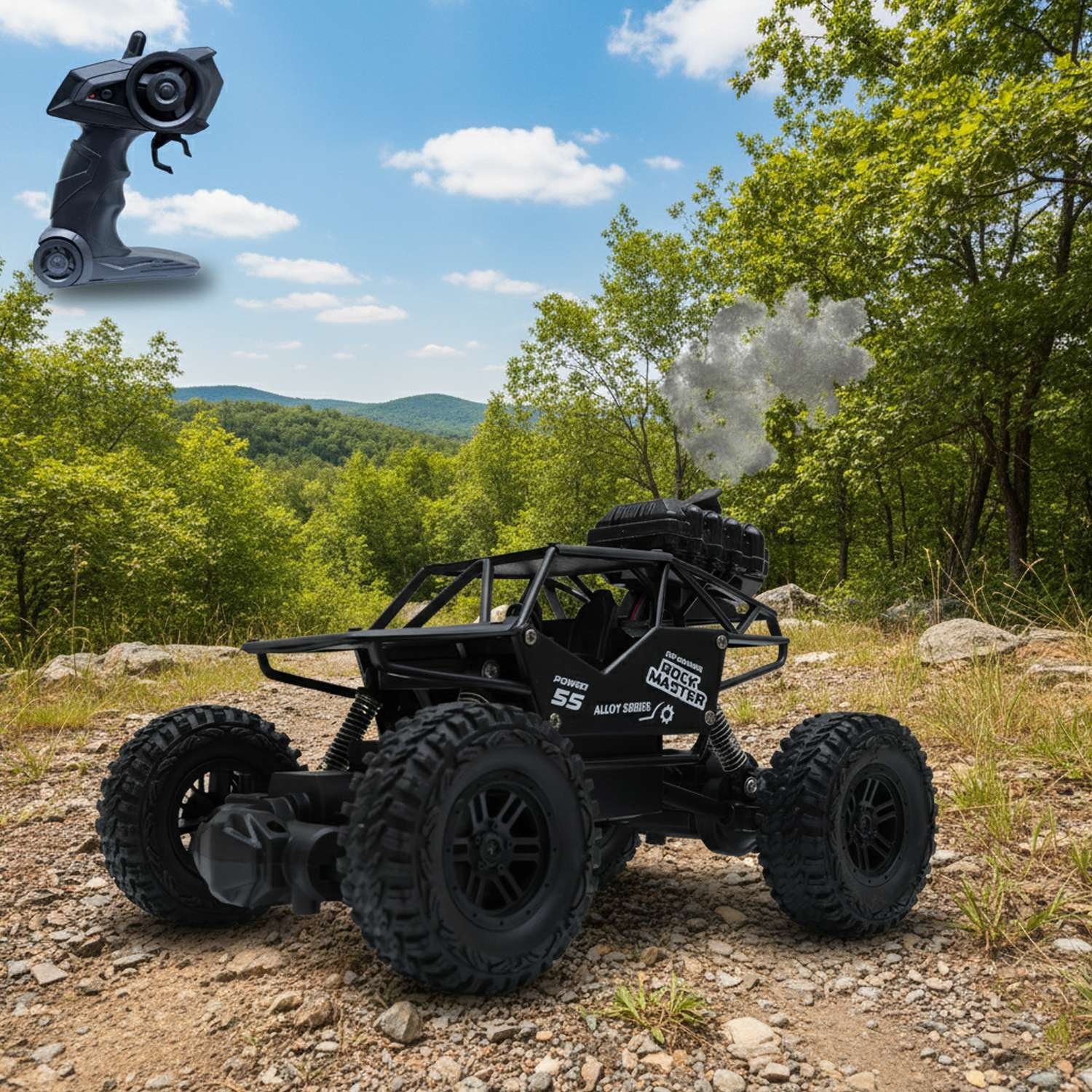 Rock Master/Crawler with Smoke Function Car