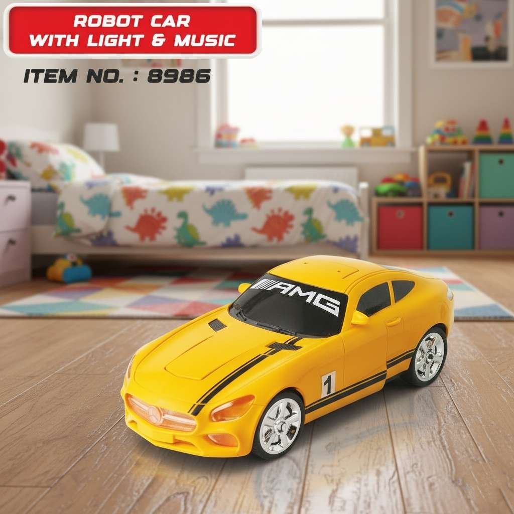 Robot Car With Light & Music