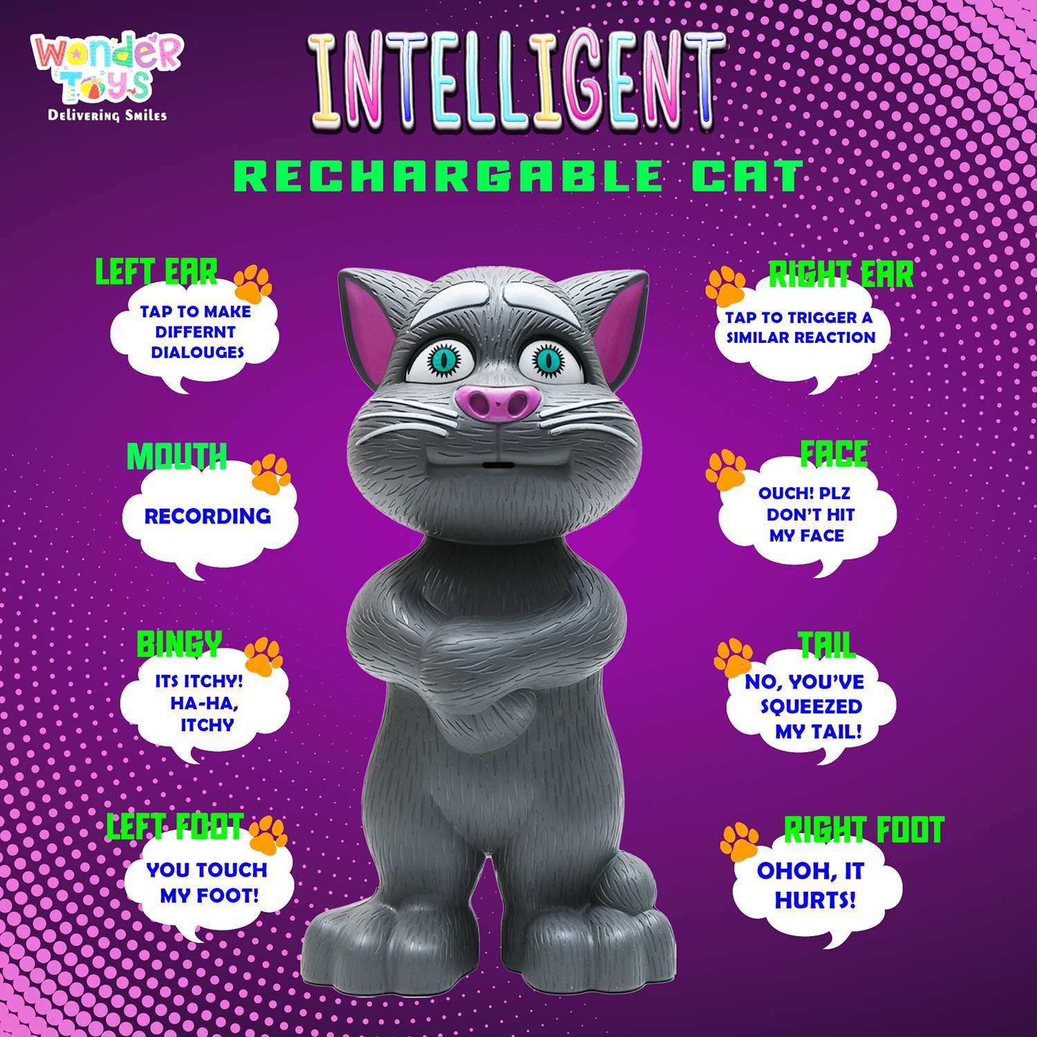 Intelligent Cat Rechargeable