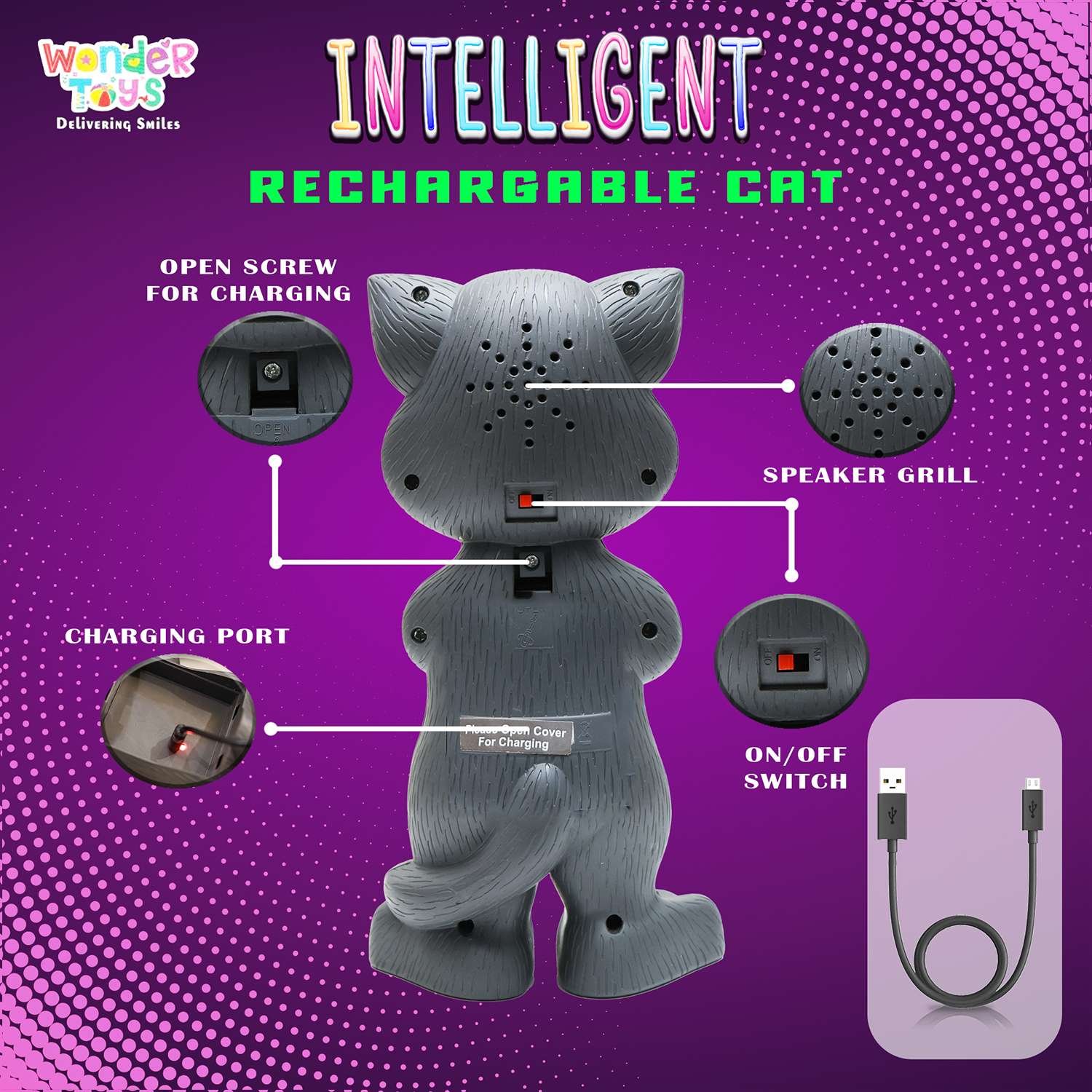 Intelligent Cat Rechargeable