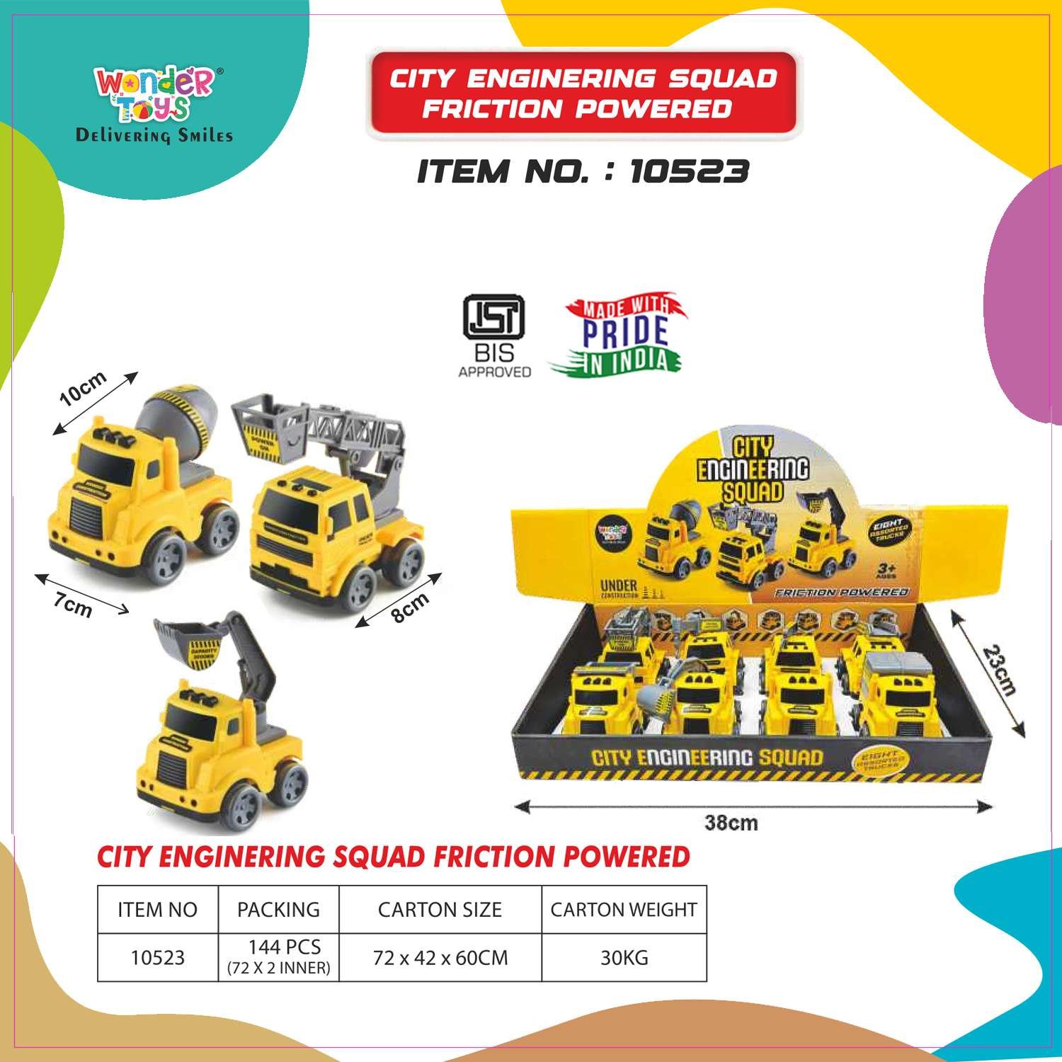 City Enginering Squad Friction Powered