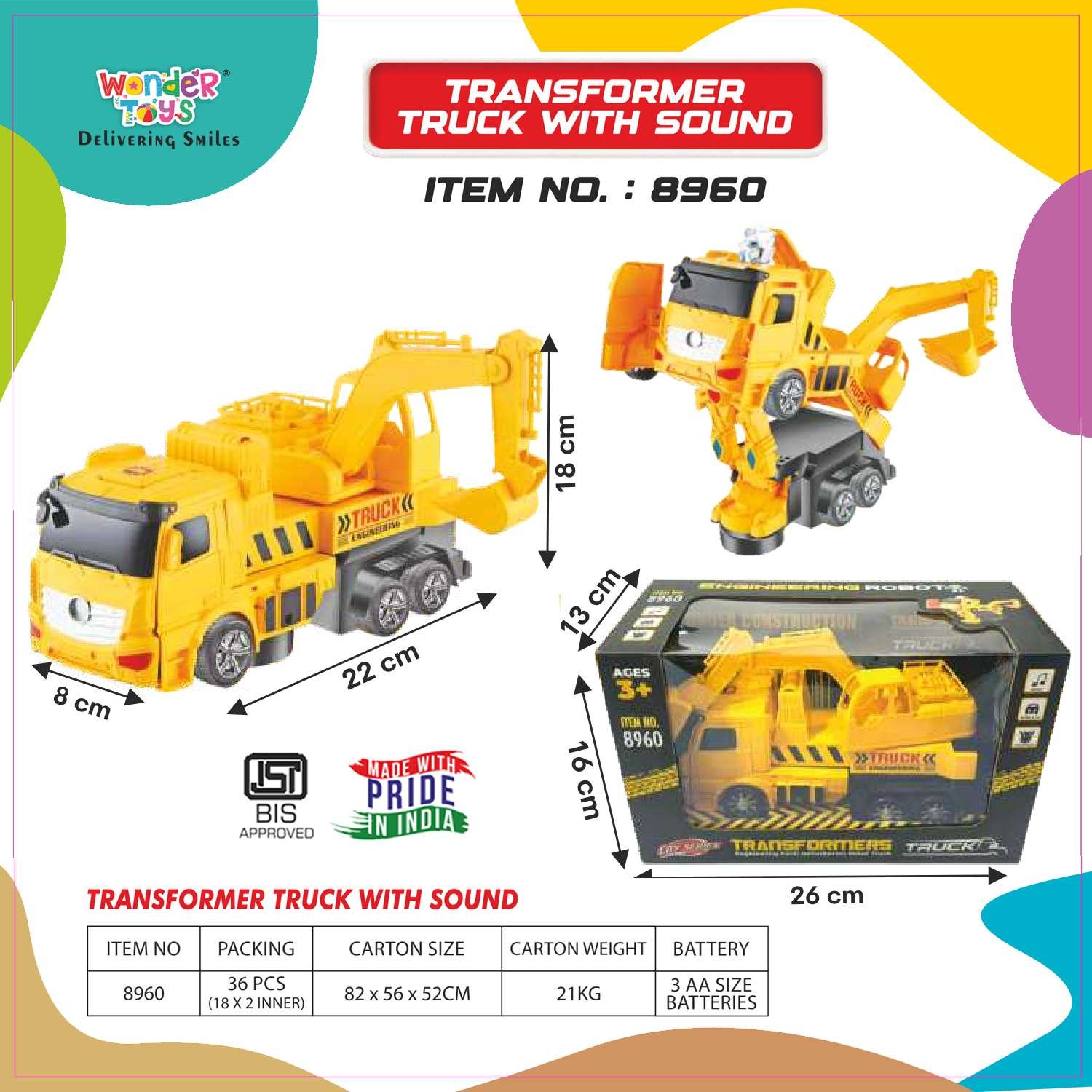 Transformer Truck With Sound