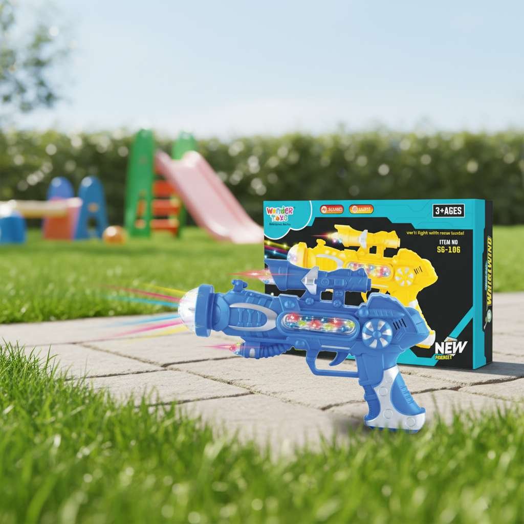 Whirlwind Flashing Gun with Light and Sound