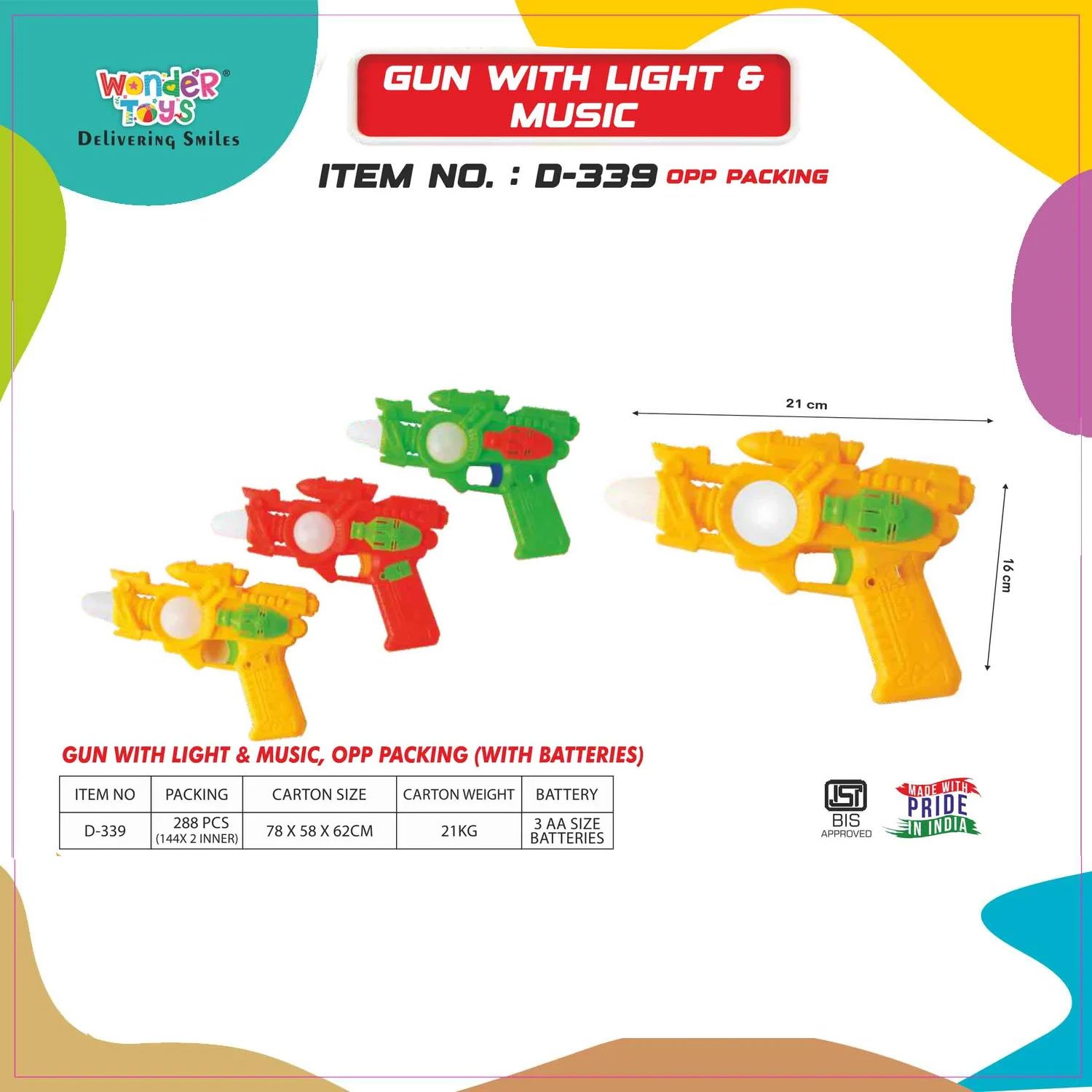 Gun with Light & Music