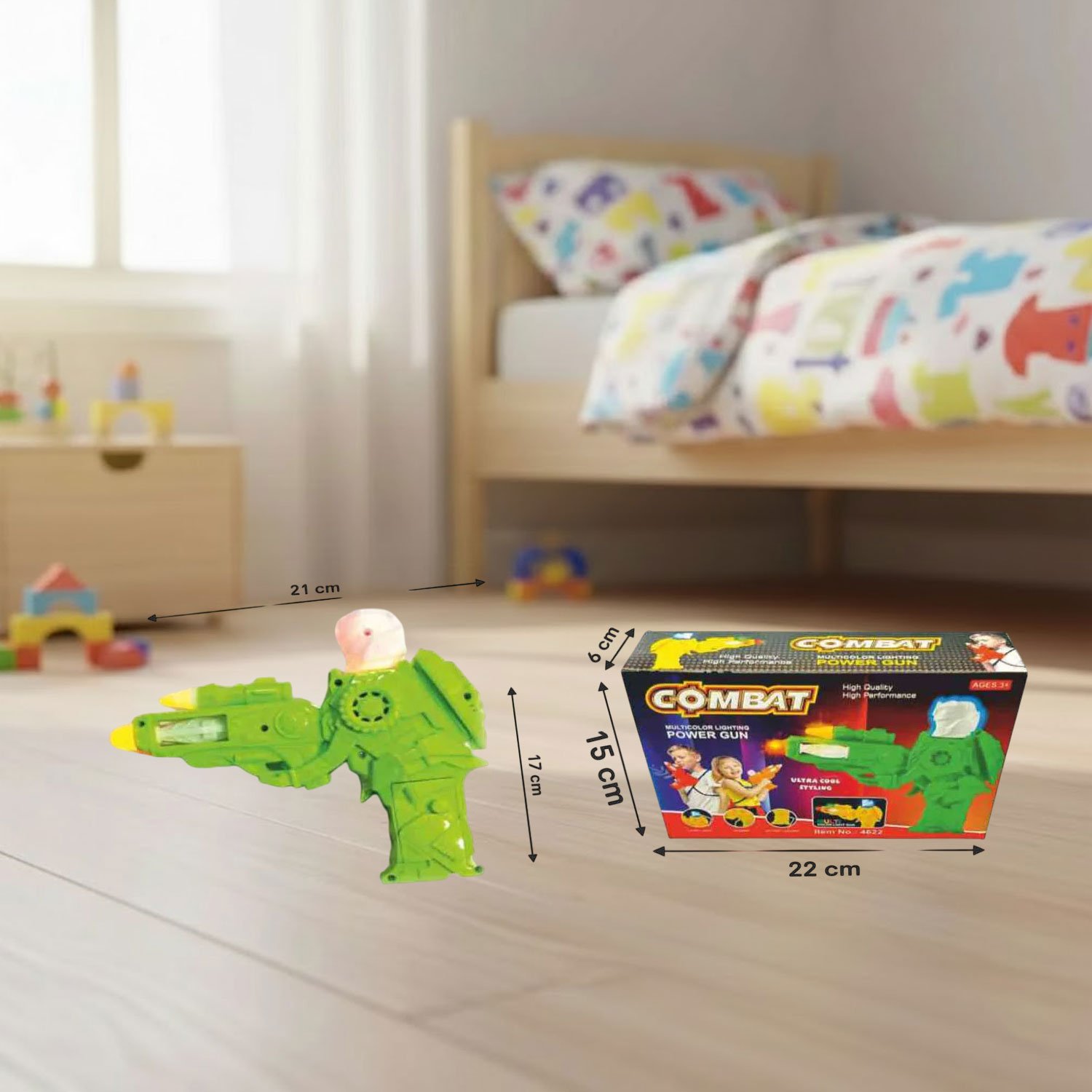 Combat Gun with Light & Music