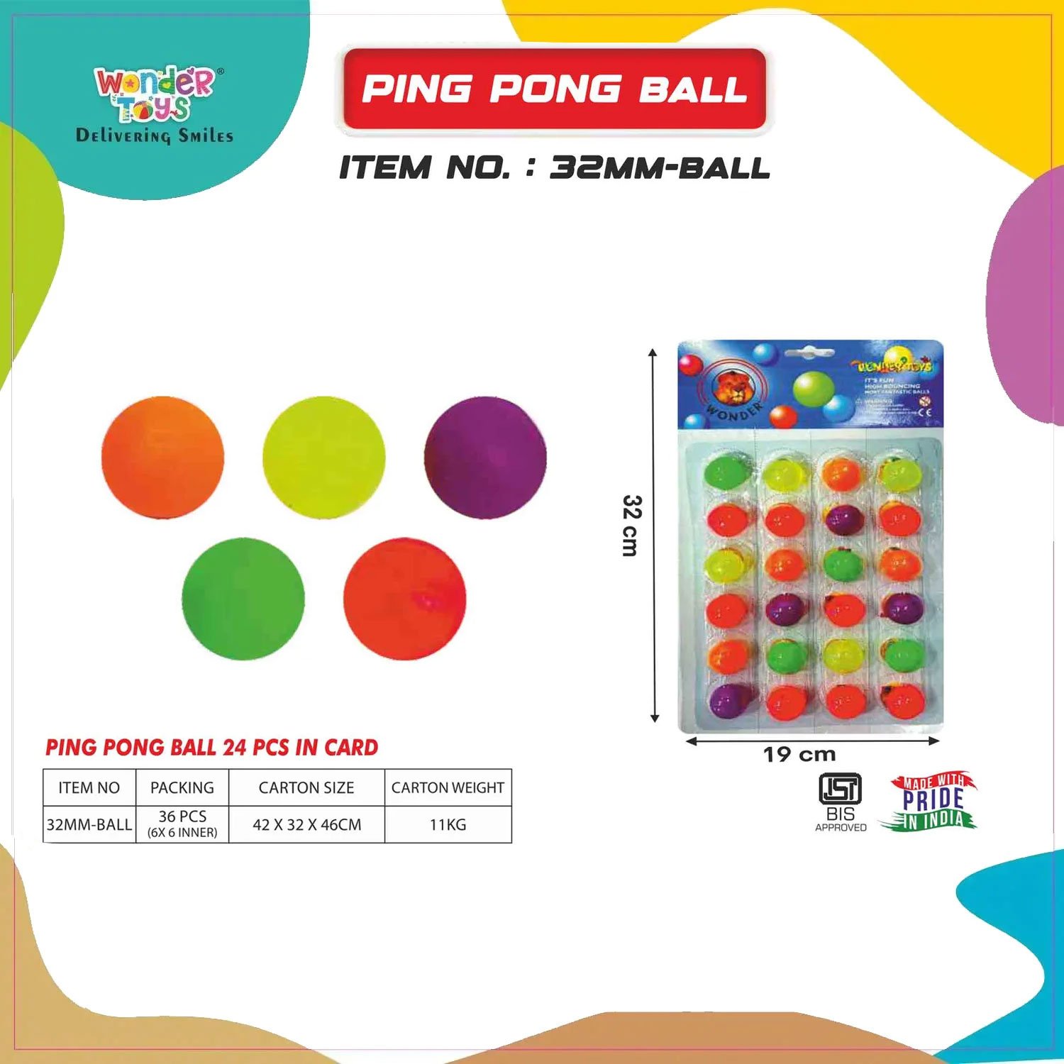 Ping Pong Ball 24 Pcs