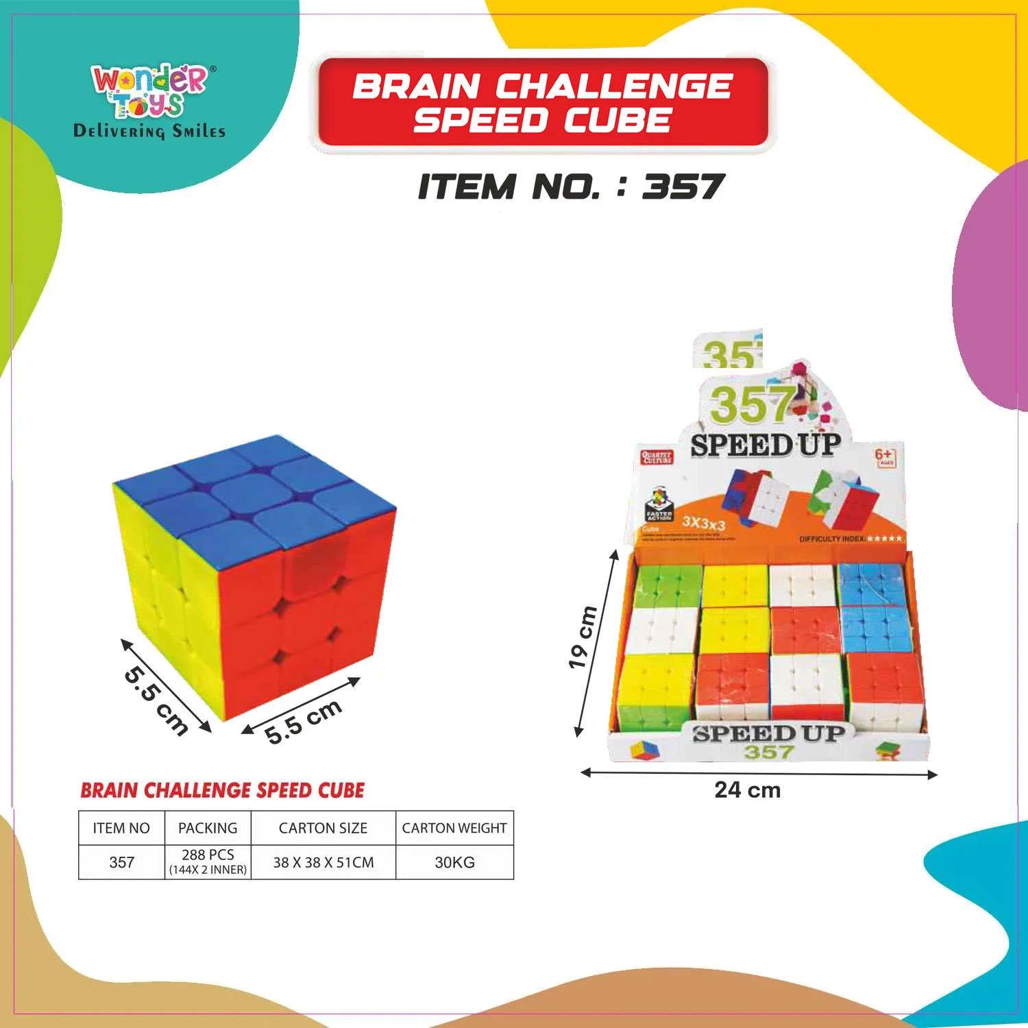 Brain Challenge Speed Cube