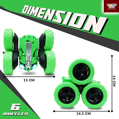 Double Flip Stunt 6 Wheels