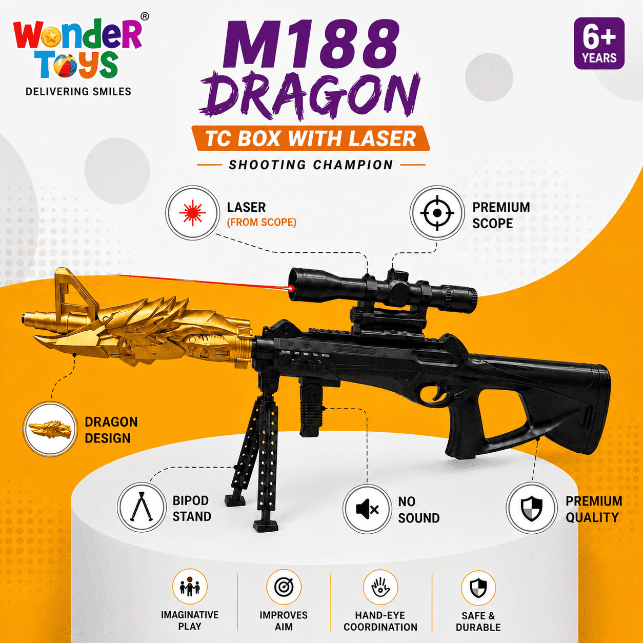 Laser Light Shooting Toy Gun