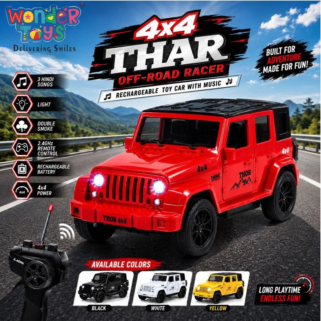 Rechargeable Thar Toy Car with Music
