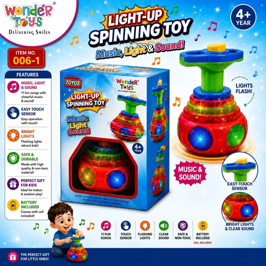 Light Up Spinning Toy