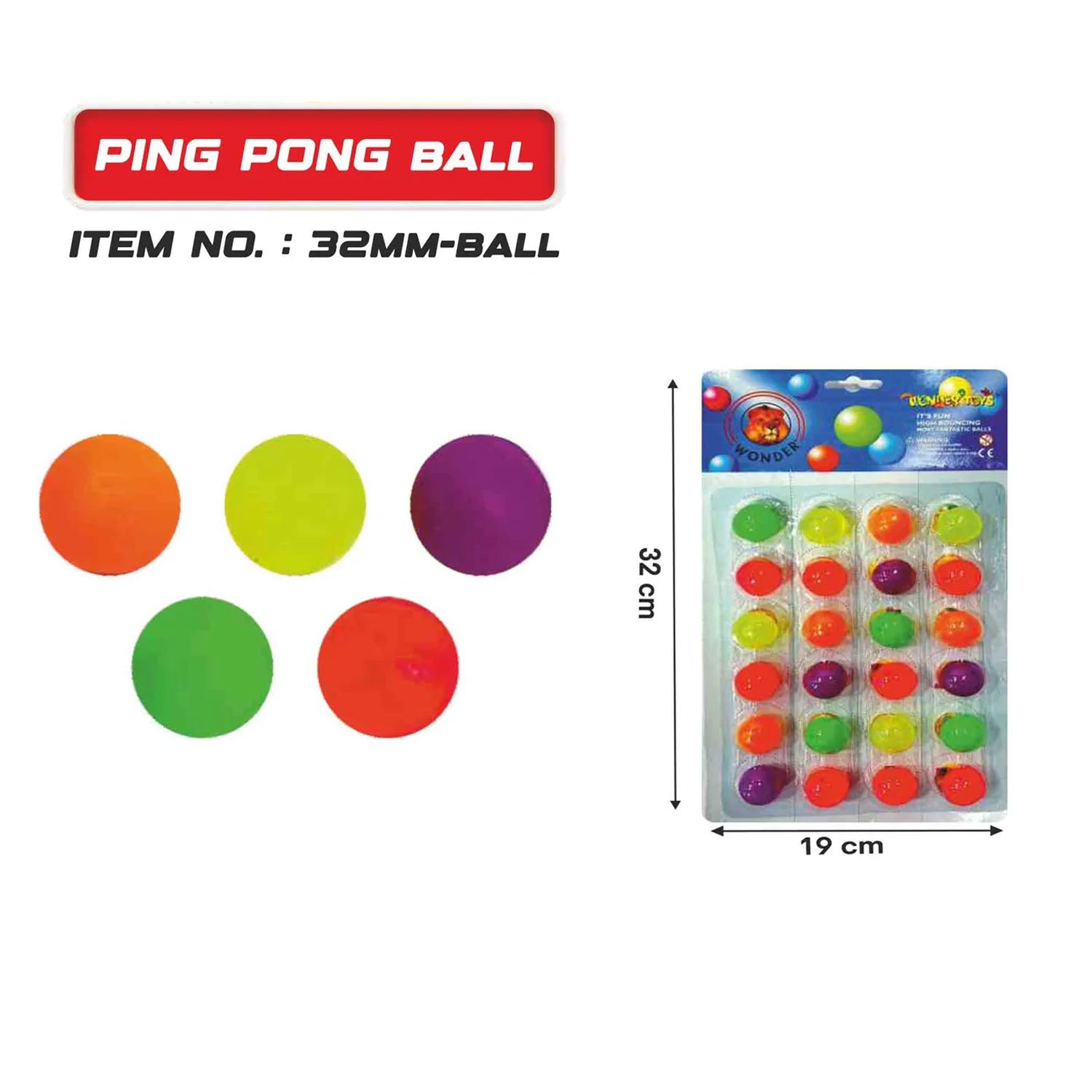 Ping Pong Ball 24 Pcs