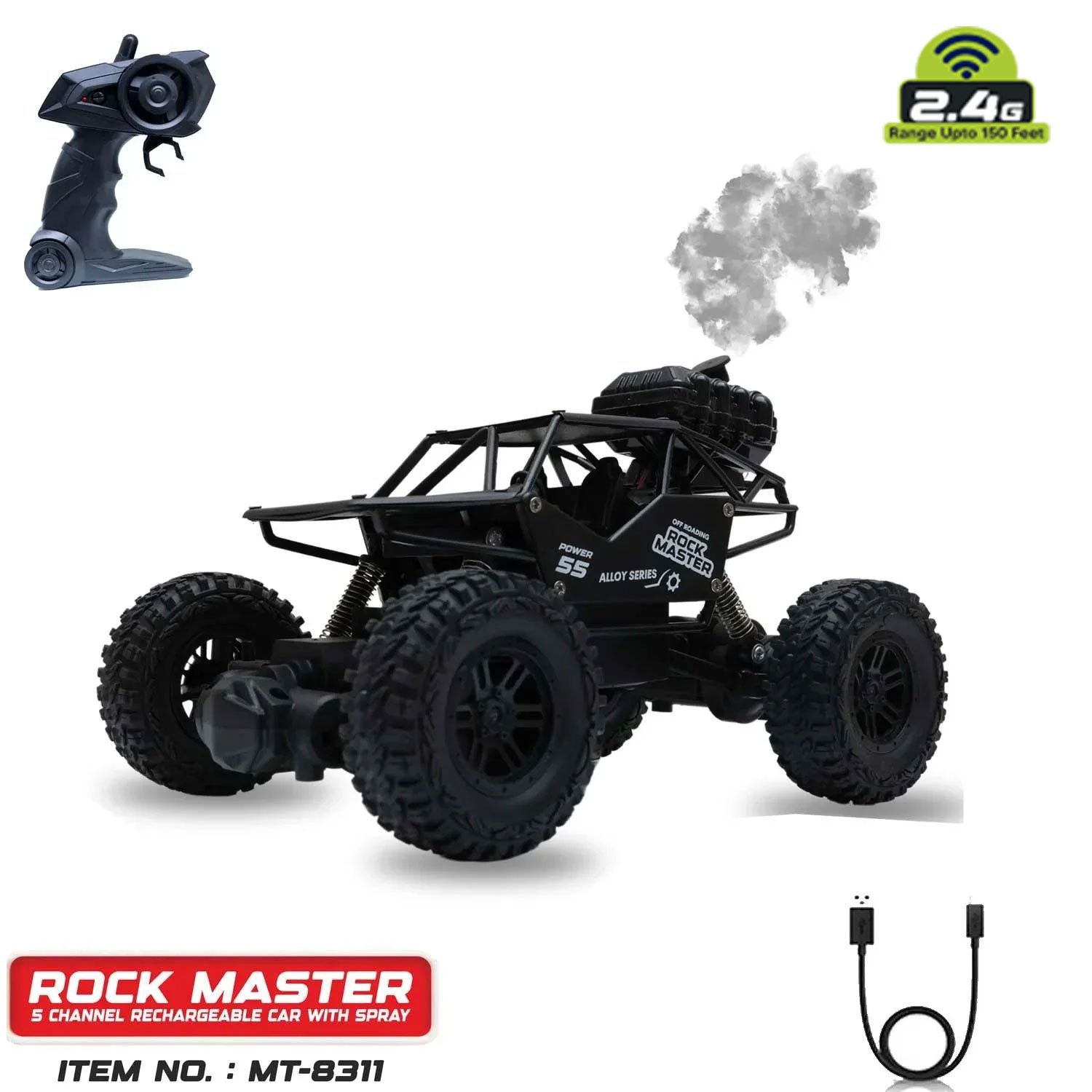 Rock Master/Crawler with Smoke Function Car