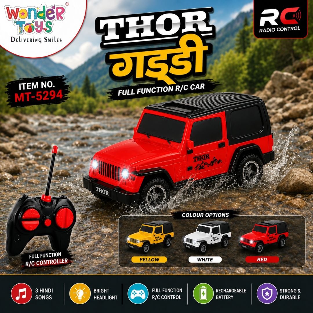 Thor - Remote Control Jeep Toy Car
